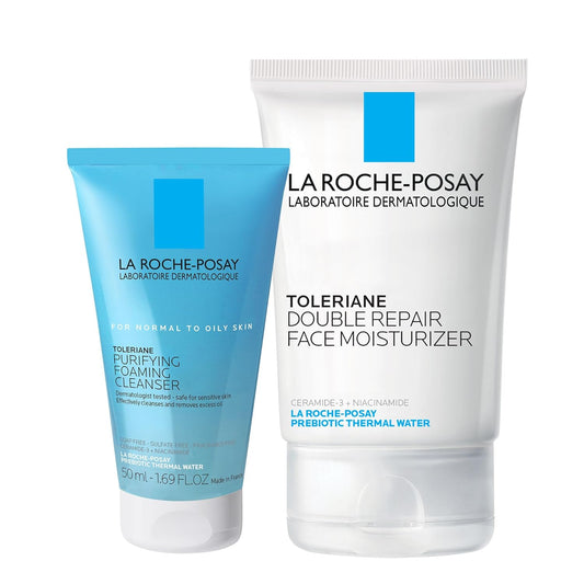 La Roche-Posay Toleriane Double Repair Face Moisturizer | Daily Moisturizer Face Cream with Ceramide and Niacinamide for All Skin Types | Oil Free | Fragrance Free