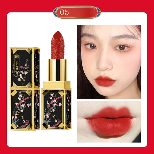 Antiquity Lipstick Chinese Style Water Proof Makeup Not Easy to Decolorize Vintage Lipstick Cosmetic