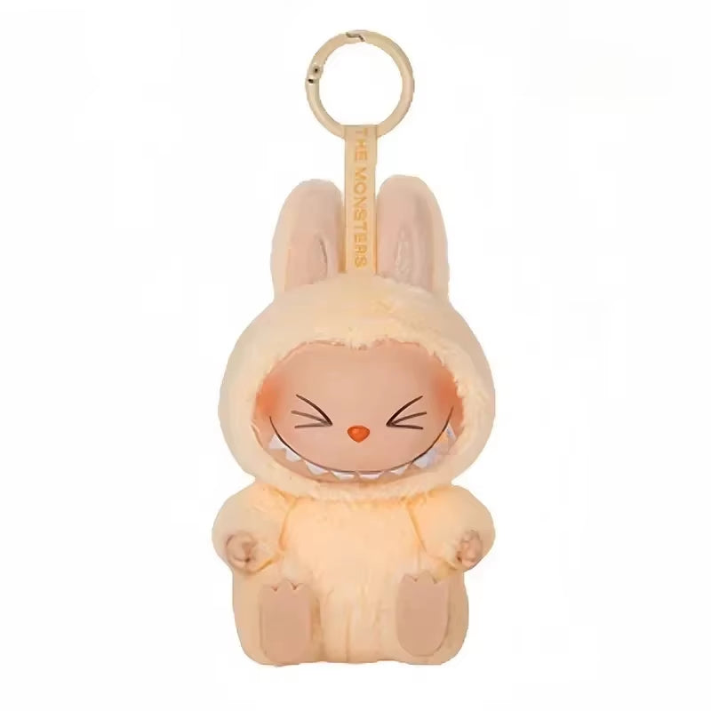 In Stock Hot Anime Figure Labubu Have a Seat Series PVC Pendant Doll Model Toy Kawaii Monster Replica Keychain Toy Birthday Gift