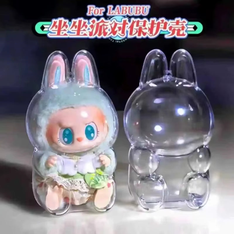 In Stock Hot Anime Figure Labubu Have a Seat Series PVC Pendant Doll Model Toy Kawaii Monster Replica Keychain Toy Birthday Gift