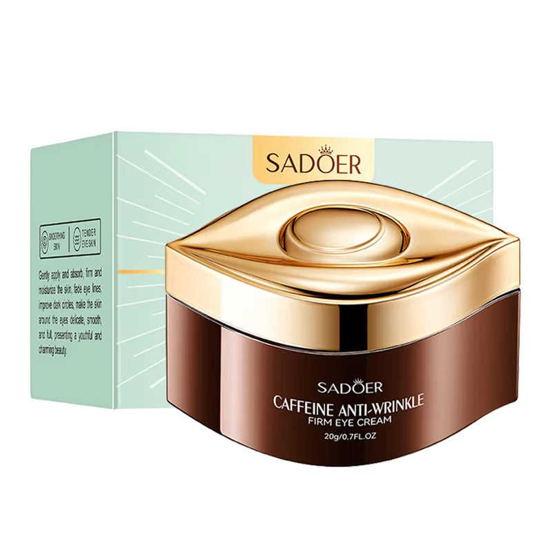 SADOER Caffeine Eye Cream anti Dark Circles Eyes Bags Remover Firming Moisturizing Eye Creams Beauty Eyes Skin Care Products