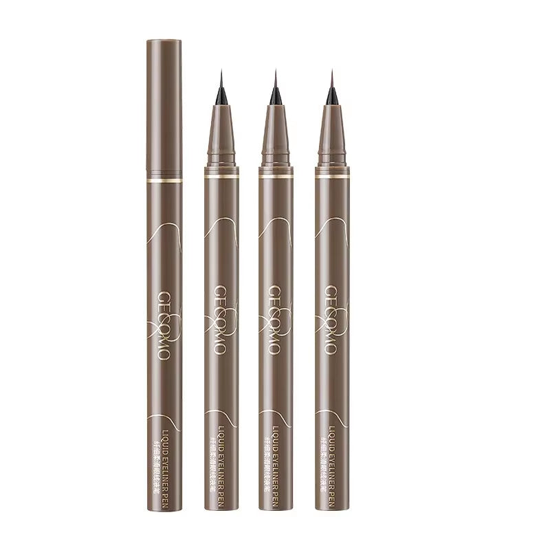 Ultra Thin Black Brown Lower Eyelash  Pen Waterproof Lasting Smooth Lying Silkworm Eyes Liner Pencils Eye Makeup Tools