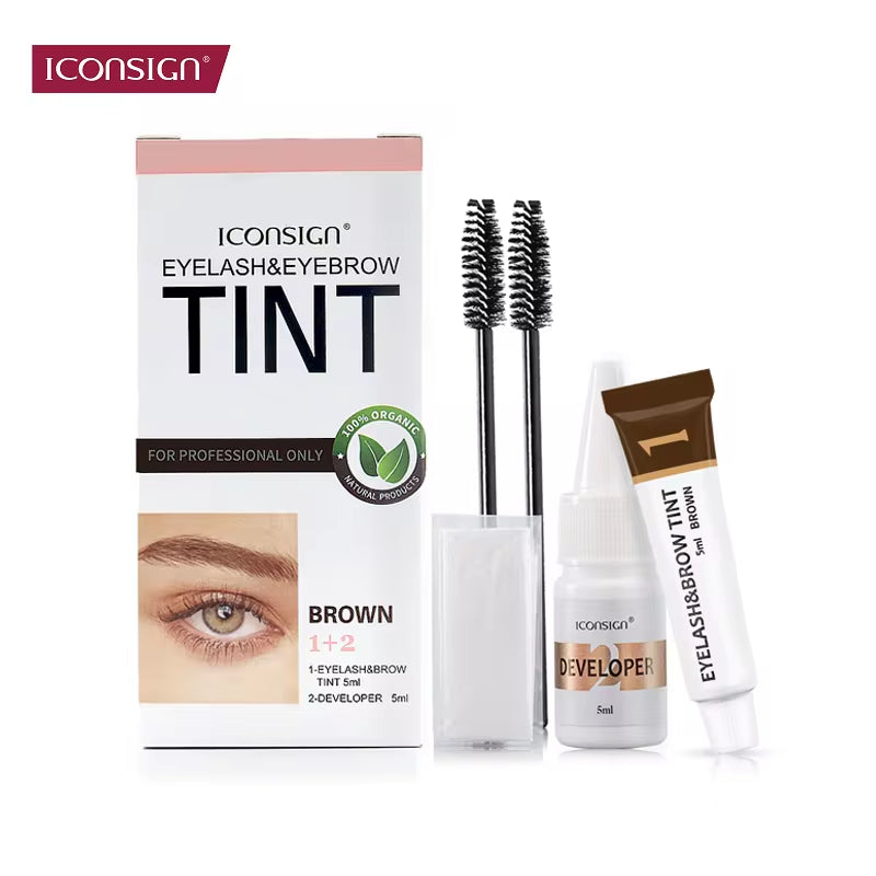 Eyelash Eyebrow Dye Tint Kit Brow Enhancer Mascara Lift Tinting Tattoo Eyes Makeup Tools