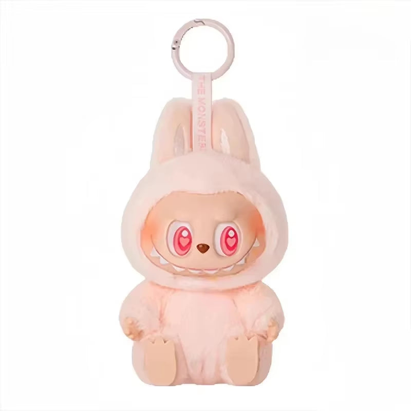 In Stock Hot Anime Figure Labubu Have a Seat Series PVC Pendant Doll Model Toy Kawaii Monster Replica Keychain Toy Birthday Gift