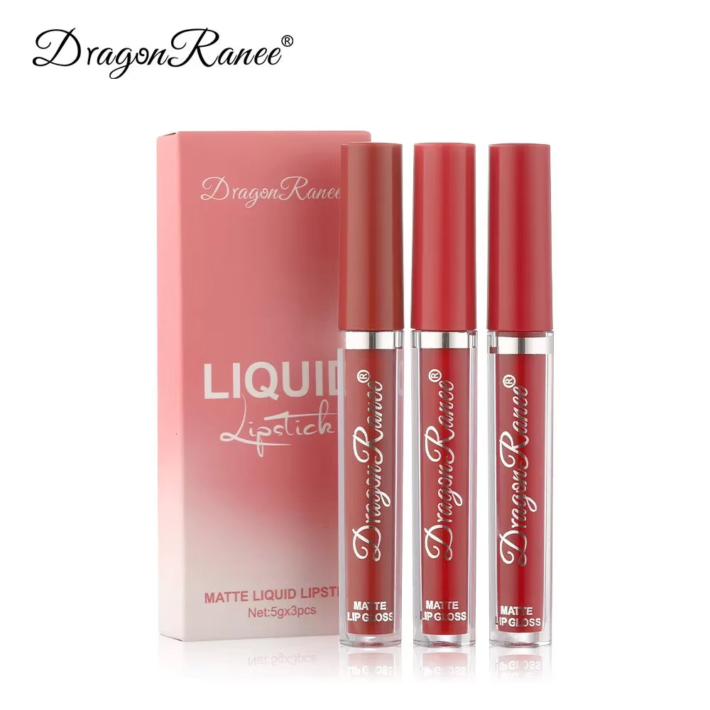 Korean Lipsticks Set Make up for Women Beauty Cosmetics Matte Lipsticks Waterproof Long Lasting the Best Liquid Lip Tint Stain