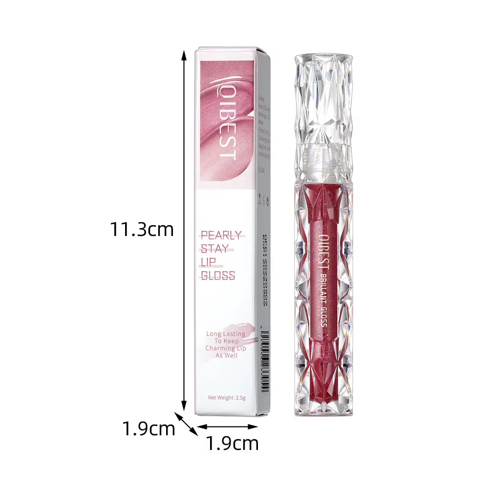 Waterproof Diamond Shimmer Glitter Lipgloss Matte Liquid Lipstick Shiny Pearl Lip Glaze Long Lasting Liptint Women Makeup