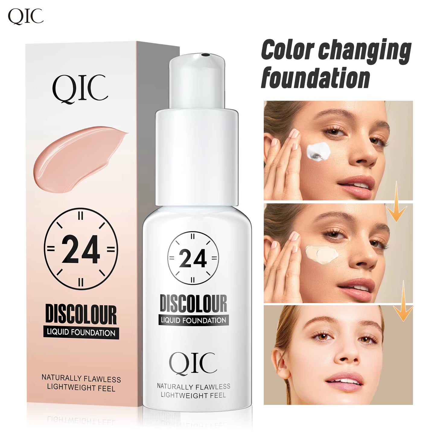 Foundation Magic Color Changing Foundation Liquid Soft Matte Long Lasting Hydrating Makeup Base