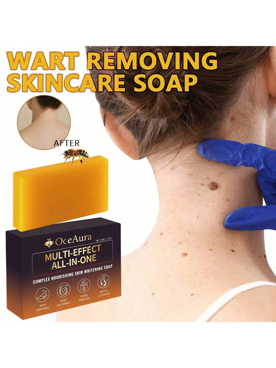 30G Multi-Function Cleansing Soap, Effectively Cleans Bumps, Dirt and Callus, Suitable for Face and Body