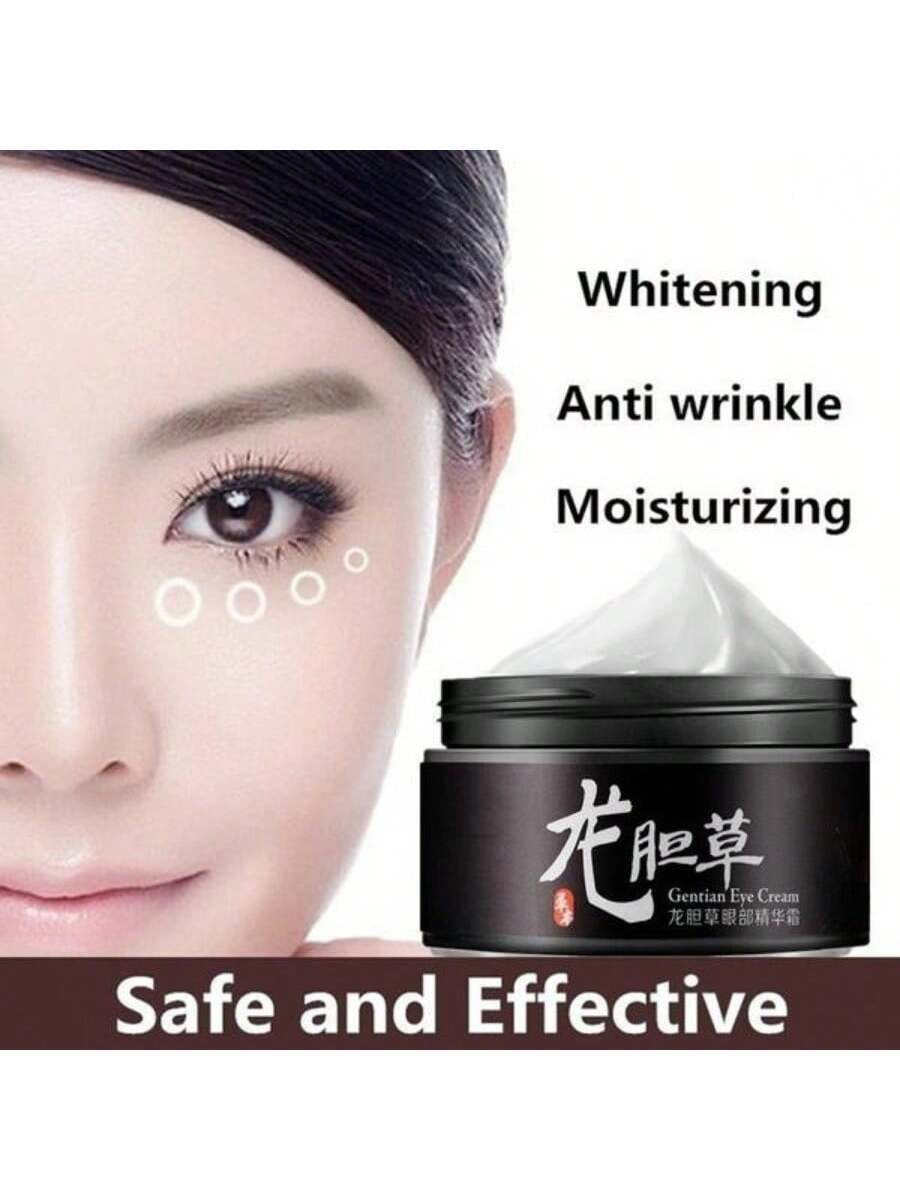 Newest Gentian Firming Eye Cream for Remove Dark Circles Eye Bags Fat Granule Anti-Wrinkle Firming Reduces Appearance of Wrinkle