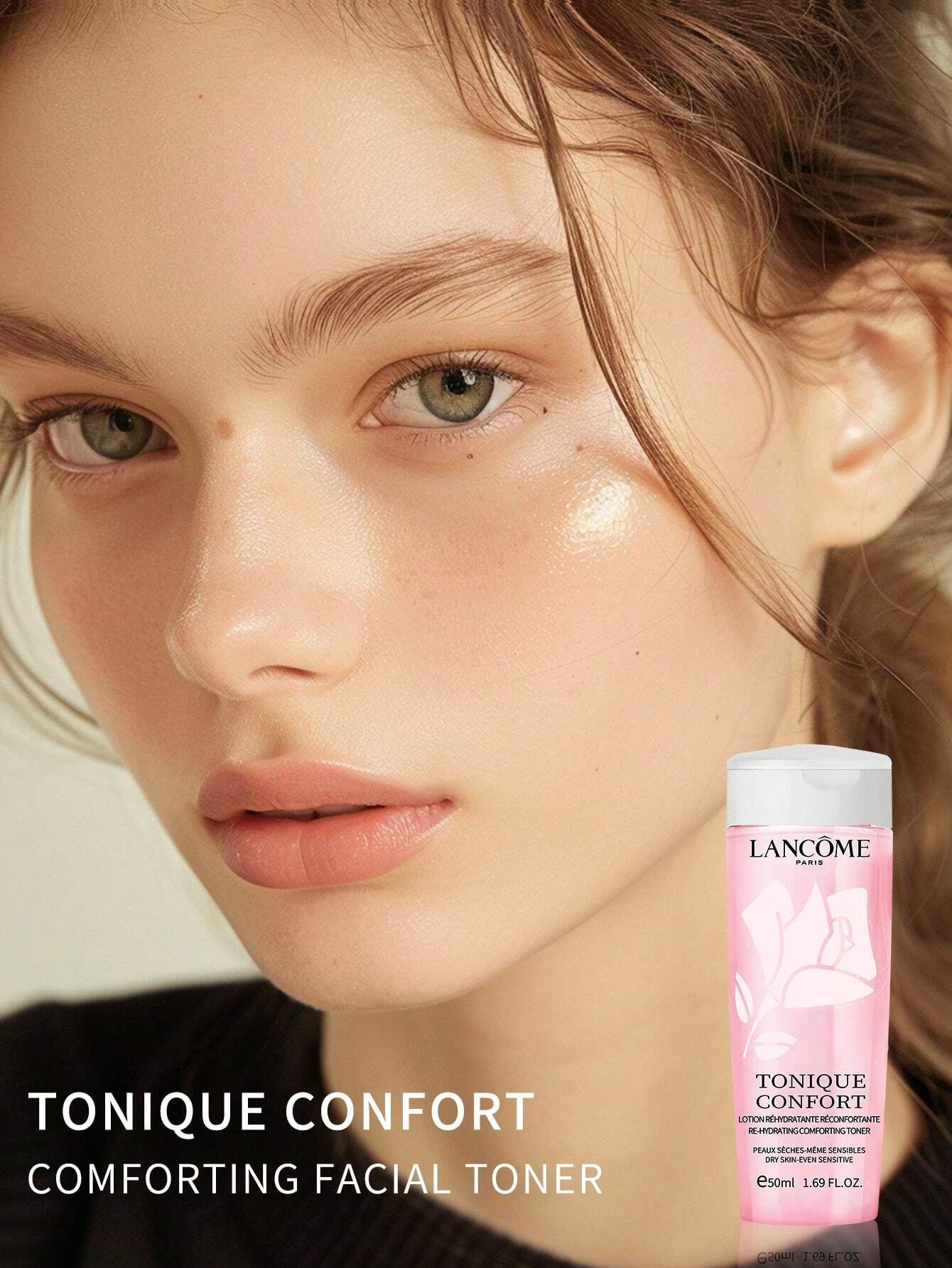 LancôMe LancôMe Tonique Confort Re-Hydrating Comforting Toner, Dry Skin-Even Sensitive for Improved Skin Hydration 4.2 FL.OZ./125ML Mini Size (New and Old Versions Are Shipped Randomly)