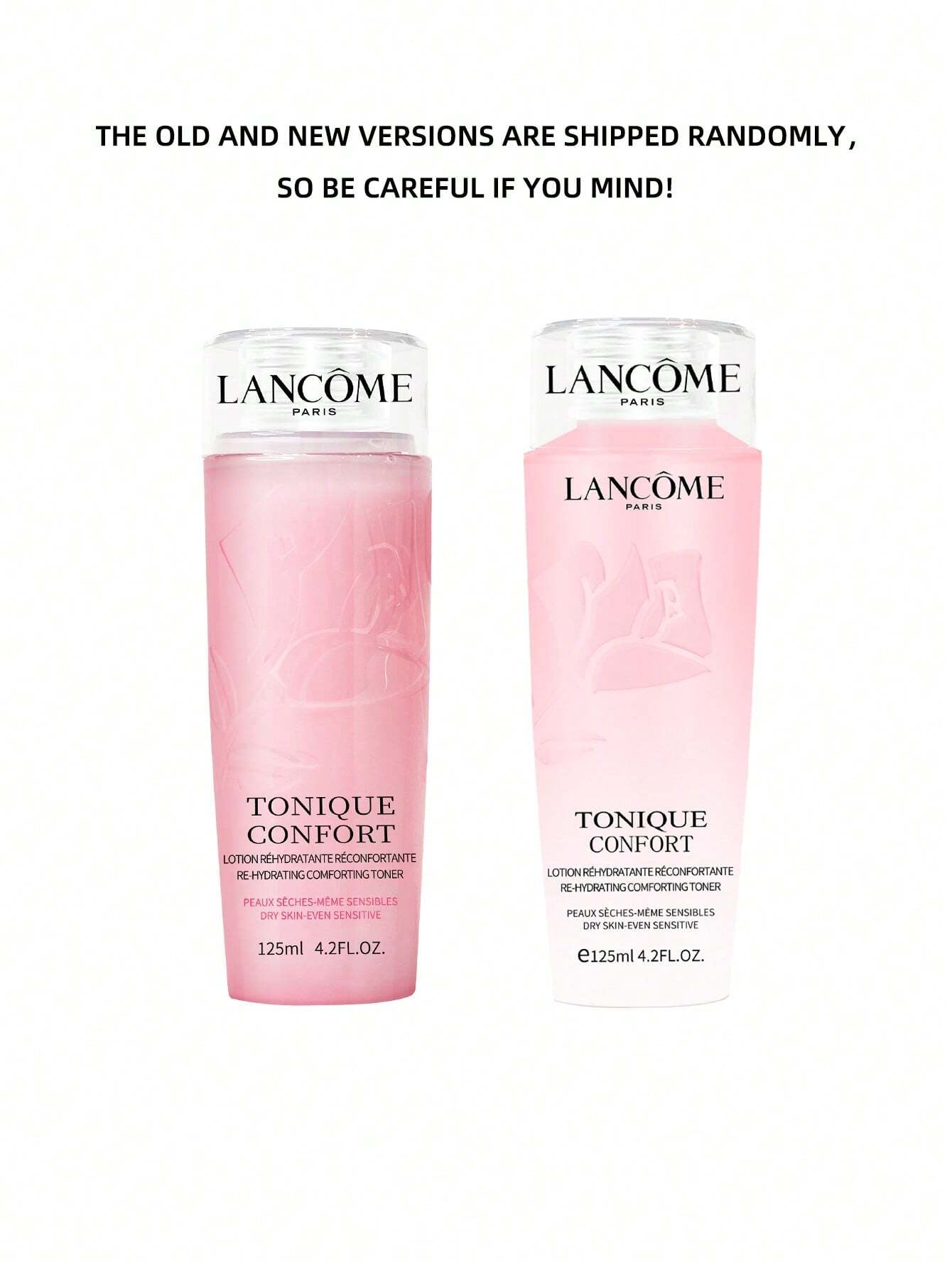 LancôMe LancôMe Tonique Confort Re-Hydrating Comforting Toner, Dry Skin-Even Sensitive for Improved Skin Hydration 4.2 FL.OZ./125ML Mini Size (New and Old Versions Are Shipped Randomly)