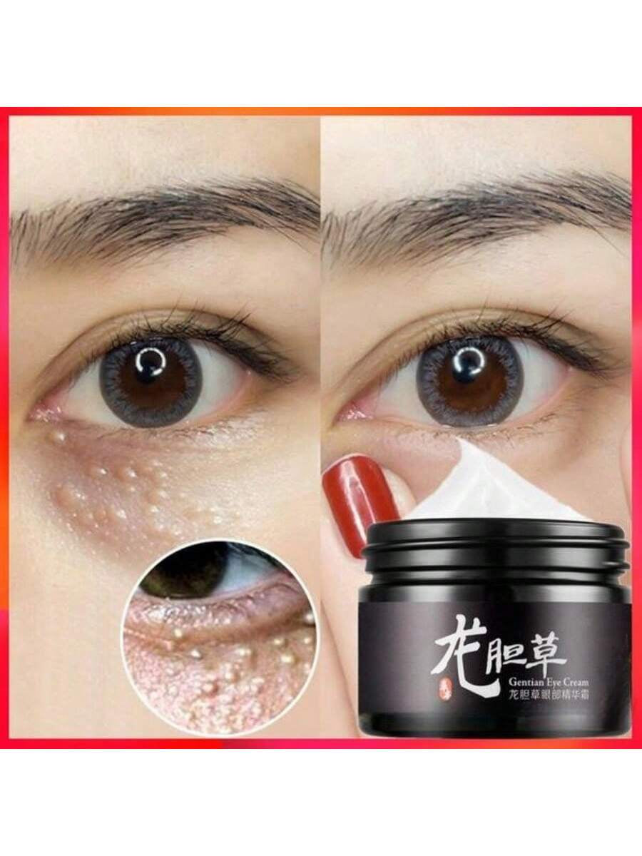 Newest Gentian Firming Eye Cream for Remove Dark Circles Eye Bags Fat Granule Anti-Wrinkle Firming Reduces Appearance of Wrinkle