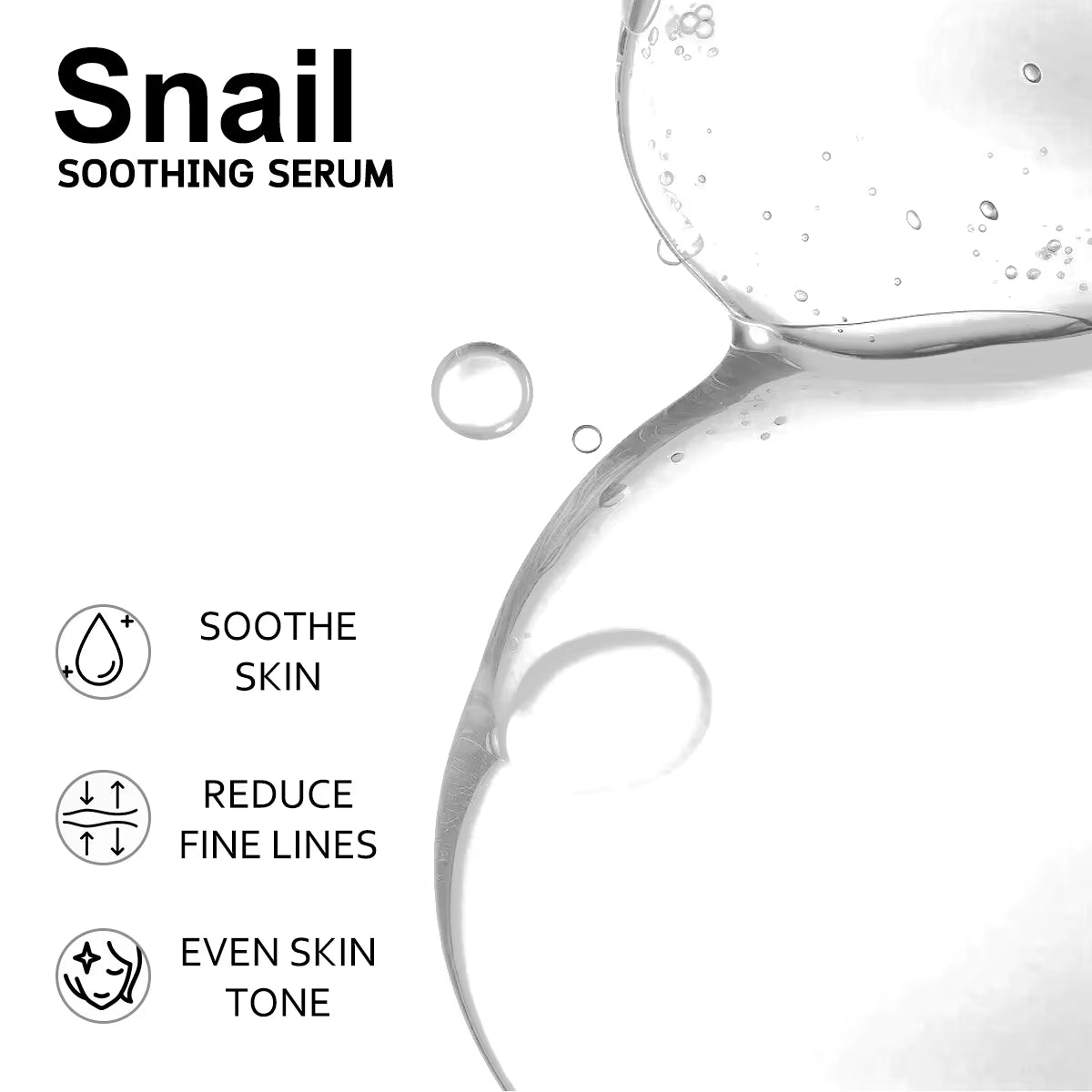 100Ml 92% Snail Soothing Facial Essence Multi in One Skin Care Hydrating and Moisturizing Face Serum