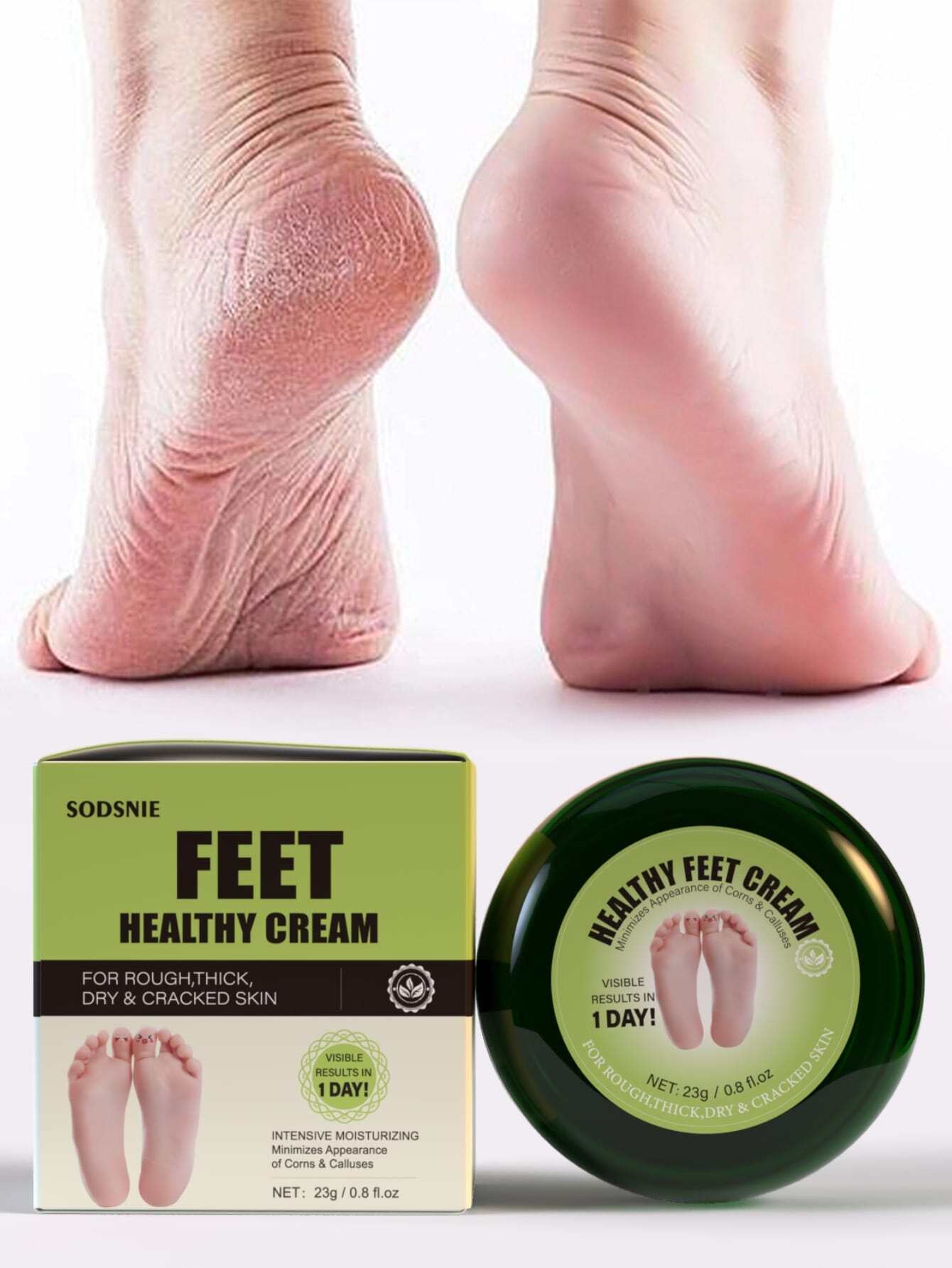 23G Foot Health Cream, Anti-Crack & Exfoliating, Deep Moisturizing & Dryness Relief, Improves Rough Skin, Foot Care