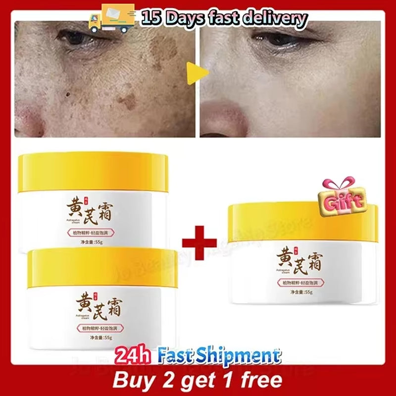 Astragalus Whitening Freckles Cream Face Dark Spots Remover Repair Products Removal Melasma Melanin Moisturiz Brighten Skin Care