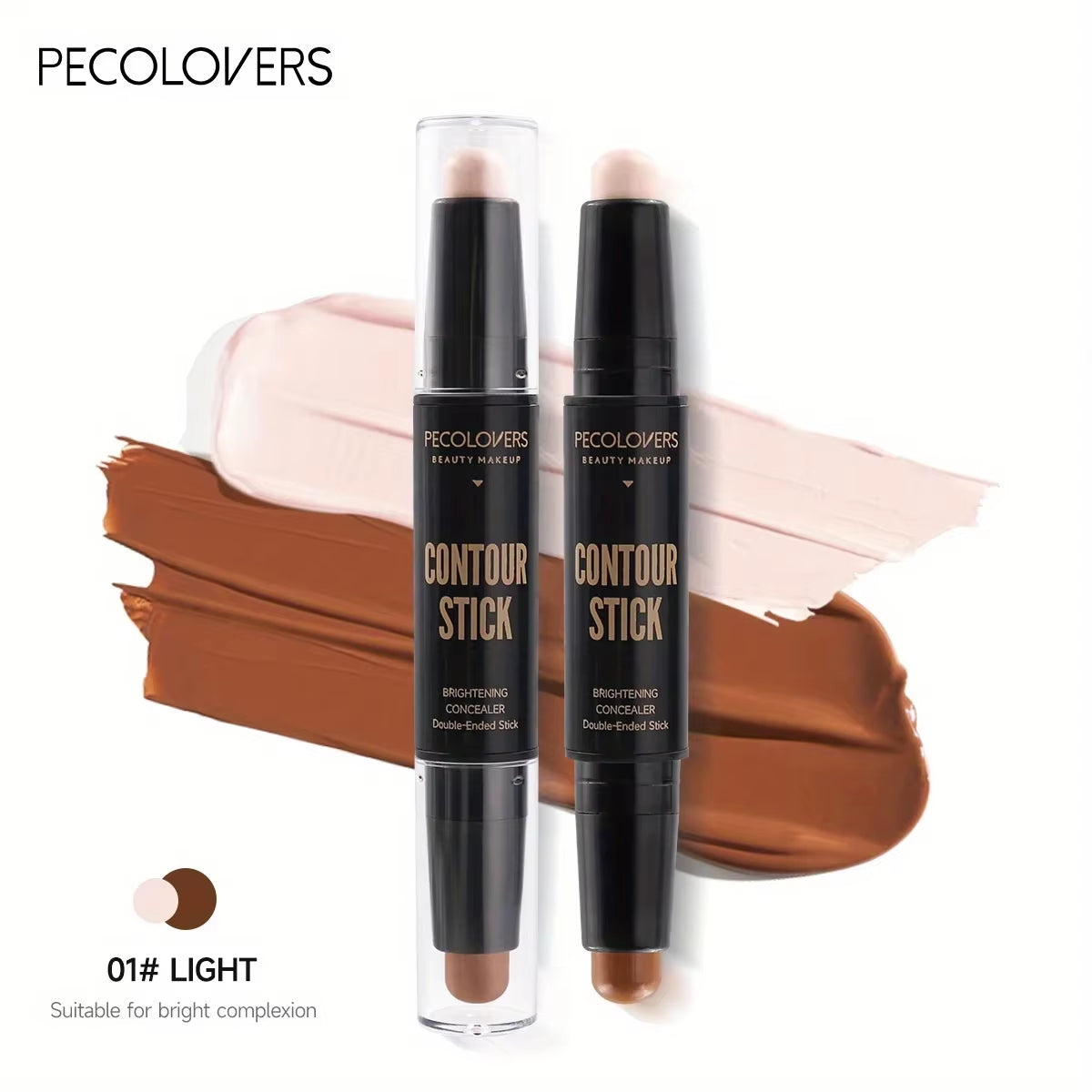 Double Head Highlight Pen Face Make up Liquid Waterproof Contouring Foundation Contour Makeup Concealer Stick Pencil Cosmetics