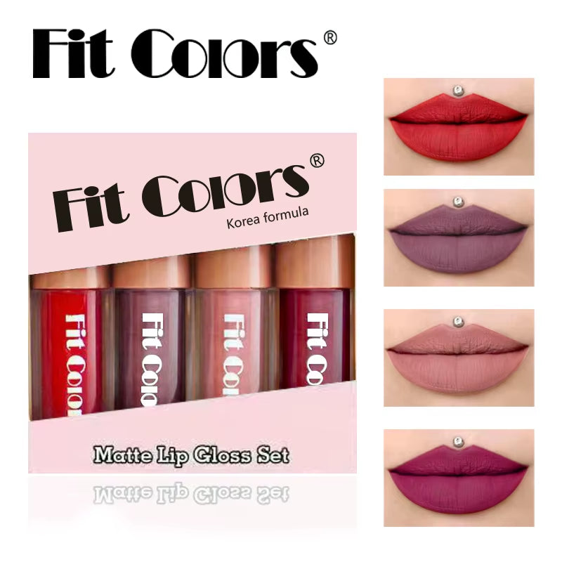 Korean Lipsticks Set Make up for Women Beauty Cosmetics Matte Lipsticks Waterproof Long Lasting the Best Liquid Lip Tint Stain