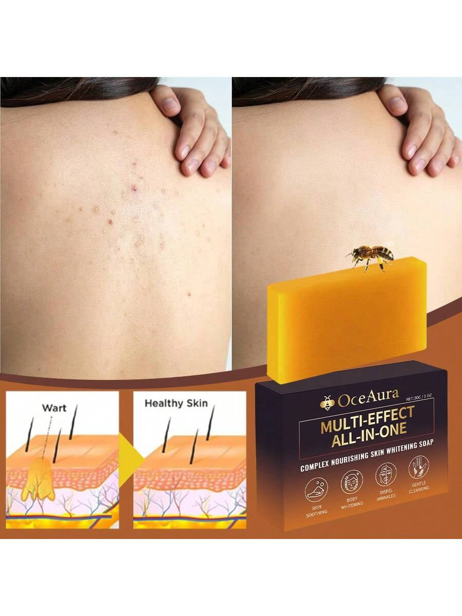 30G Multi-Function Cleansing Soap, Effectively Cleans Bumps, Dirt and Callus, Suitable for Face and Body