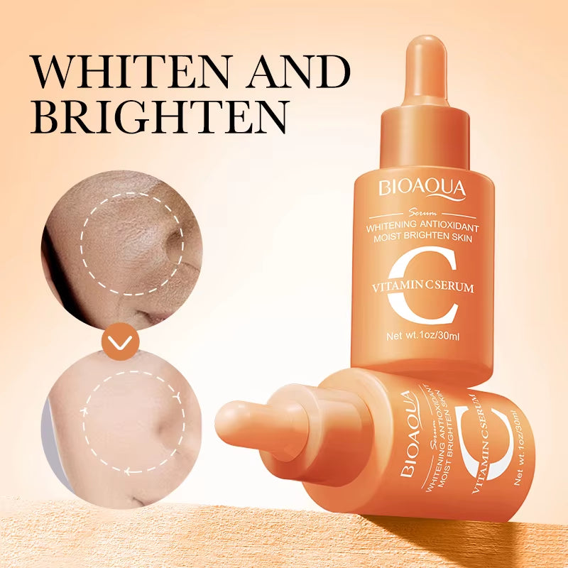 3Pcs BIOAQUA Vitamin C Retinol Hyaluronic Acid Serum Face Moisturizing anti Wrinkle Whitening Facial Essence Skin Care Products