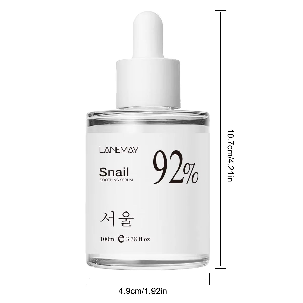 100Ml 92% Snail Soothing Facial Essence Multi in One Skin Care Hydrating and Moisturizing Face Serum