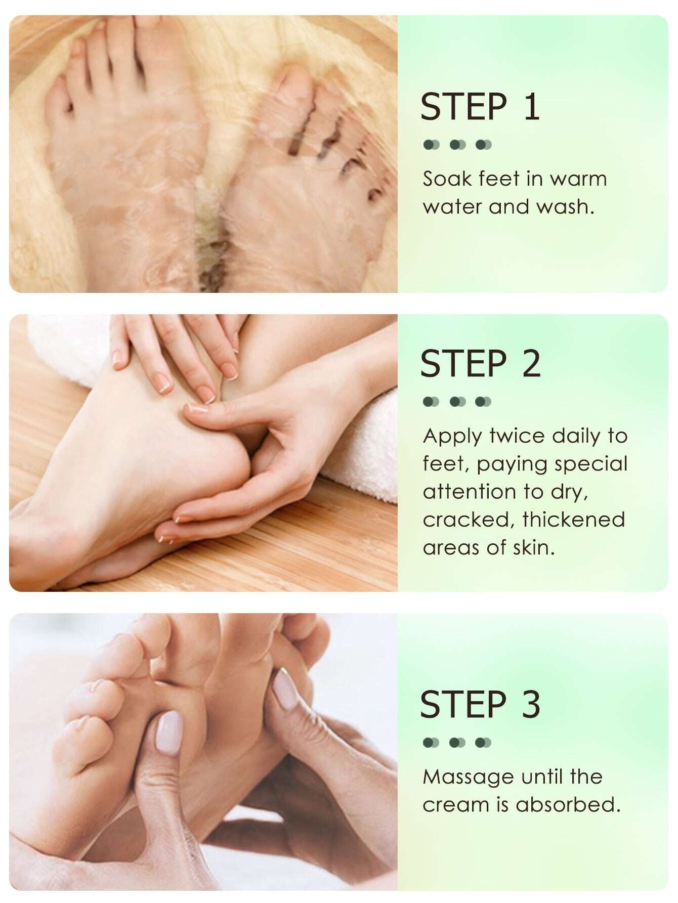 23G Foot Health Cream, Anti-Crack & Exfoliating, Deep Moisturizing & Dryness Relief, Improves Rough Skin, Foot Care