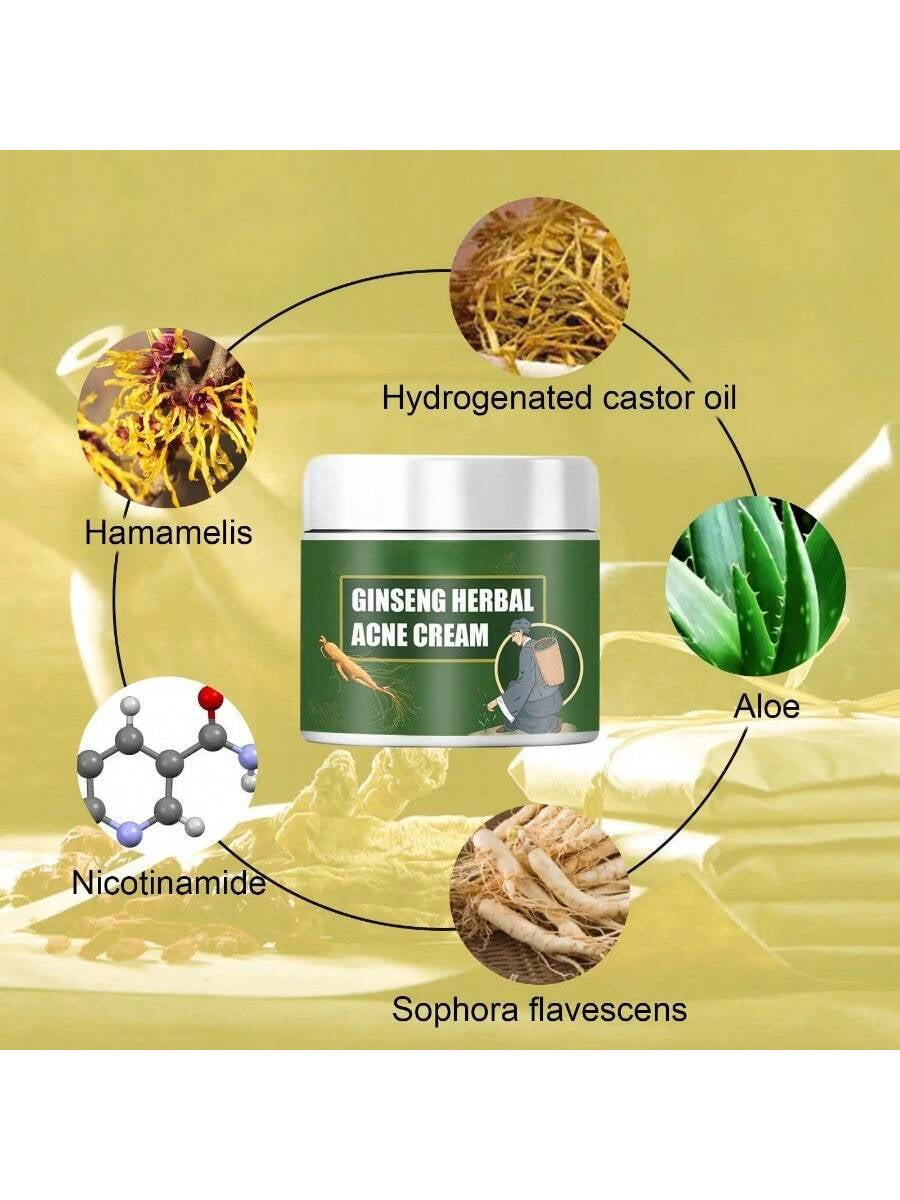 Effective Acne Removal Cream Treatment Acne Scar Shrink Pores Oil Control Whitening Moisturize Face