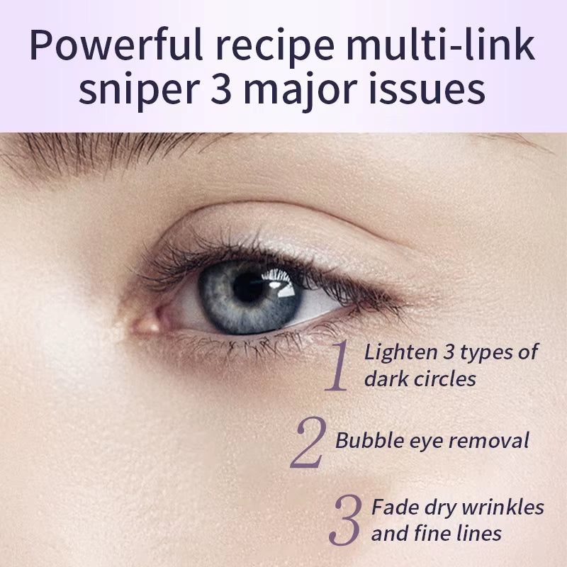 anti Wrinkle anti Dark Circle Eye Cream Roller Massager Moisturizing Eye Bags anti Aging Hyaluronic Acid Eye Skin Care