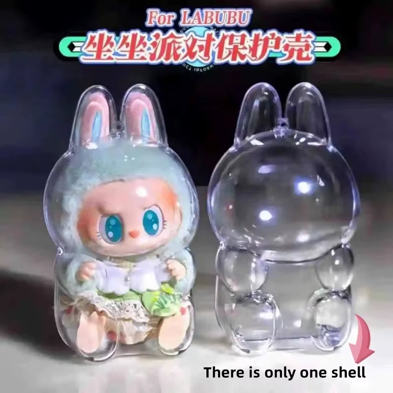 In Stock Hot Anime Figure Labubu Have a Seat Series PVC Pendant Doll Model Toy Kawaii Monster Replica Keychain Toy Birthday Gift