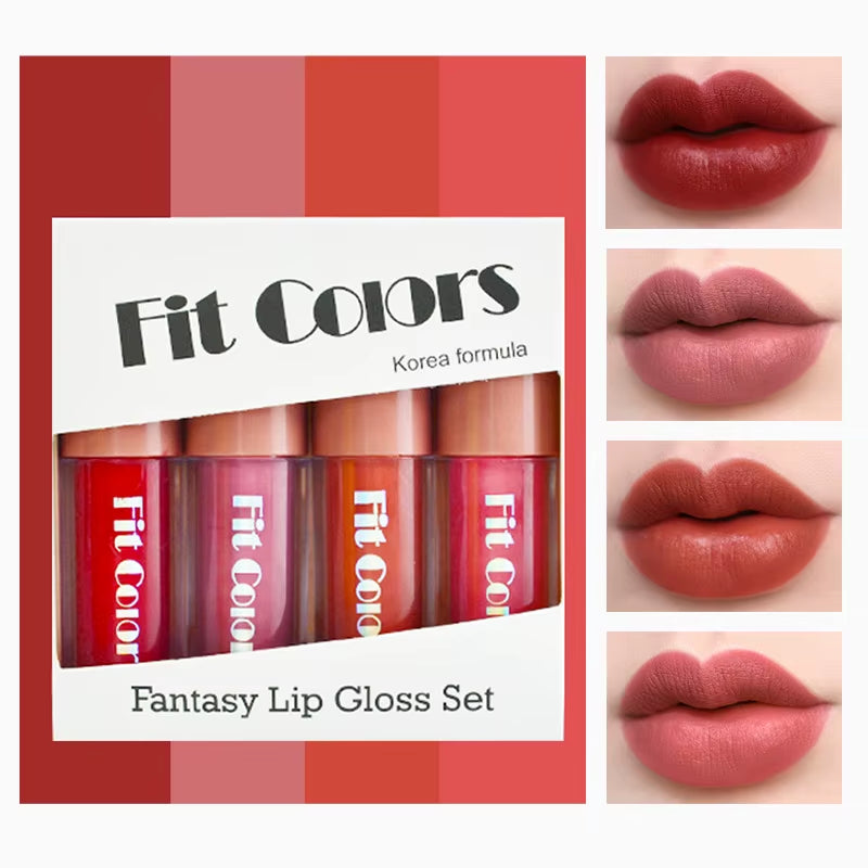 Korean Lipsticks Set Make up for Women Beauty Cosmetics Matte Lipsticks Waterproof Long Lasting the Best Liquid Lip Tint Stain