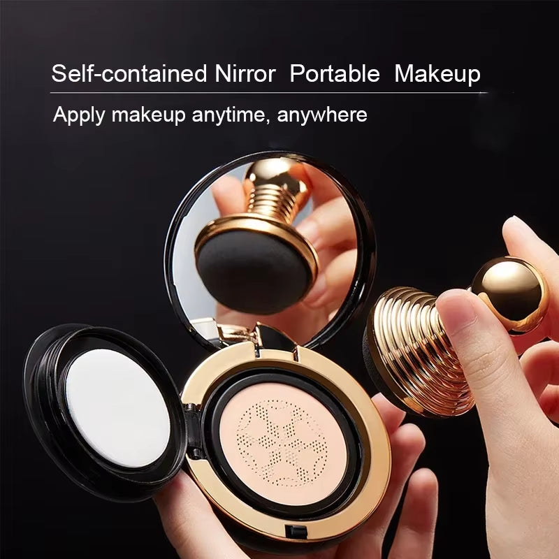 Air Cushion Mushroom Head BB Cream Quick Makeup Brightening Foundation Lasting Moisturizing Whitening Base Makeup Cosmetics