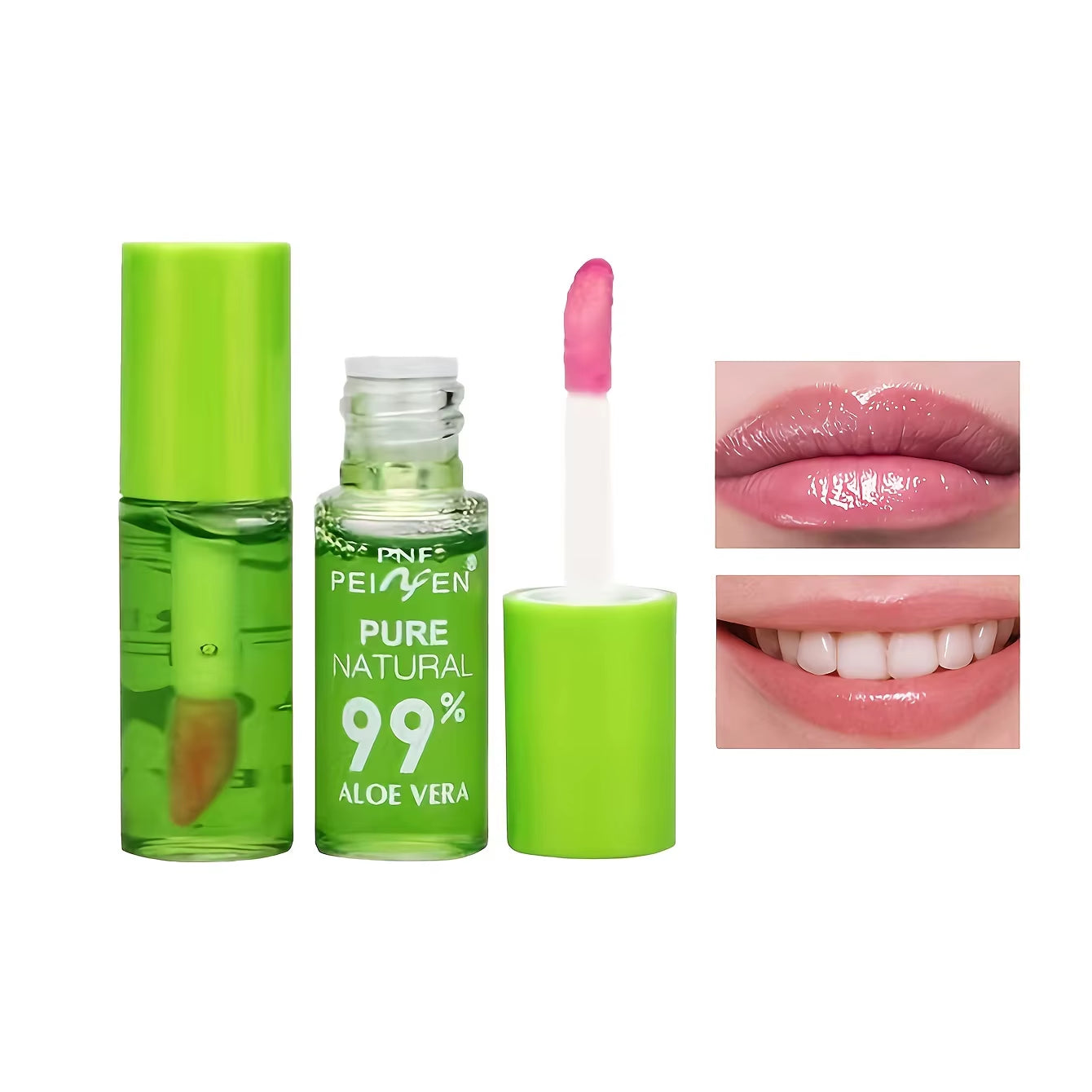 10 Aloe Vera Warm Change Lipstick Moisturizing Tinted Lip Oil Set