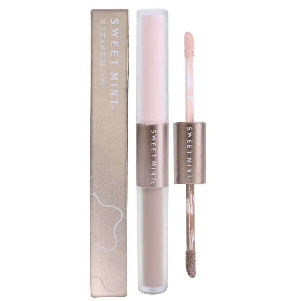 Double-Ended Highlighting Contouring Stick 2-In-1 Concealer Pencil Cement Grey Three-Dimensional Nose Shadow Bronzers Makeup Pen