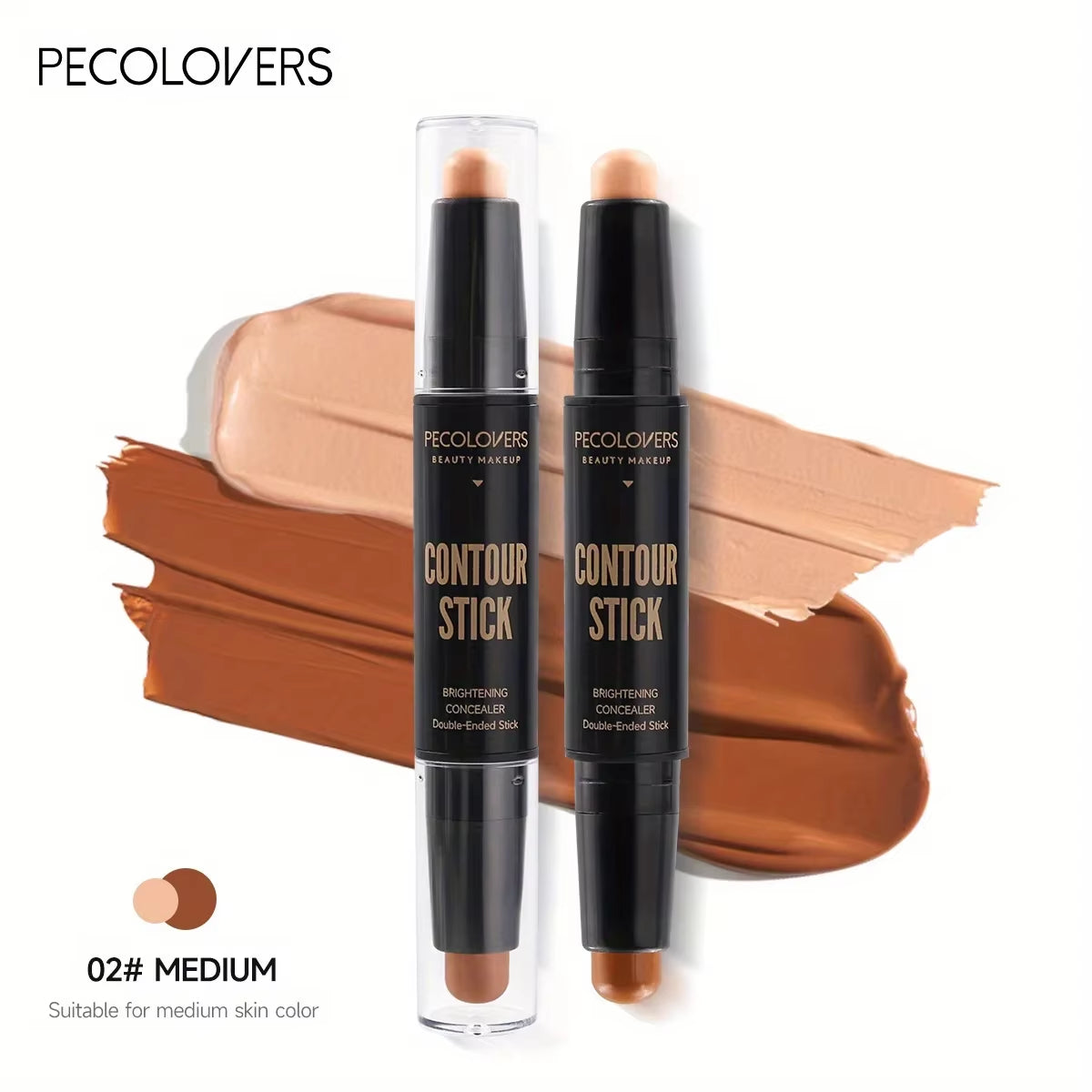 Double Head Highlight Pen Face Make up Liquid Waterproof Contouring Foundation Contour Makeup Concealer Stick Pencil Cosmetics